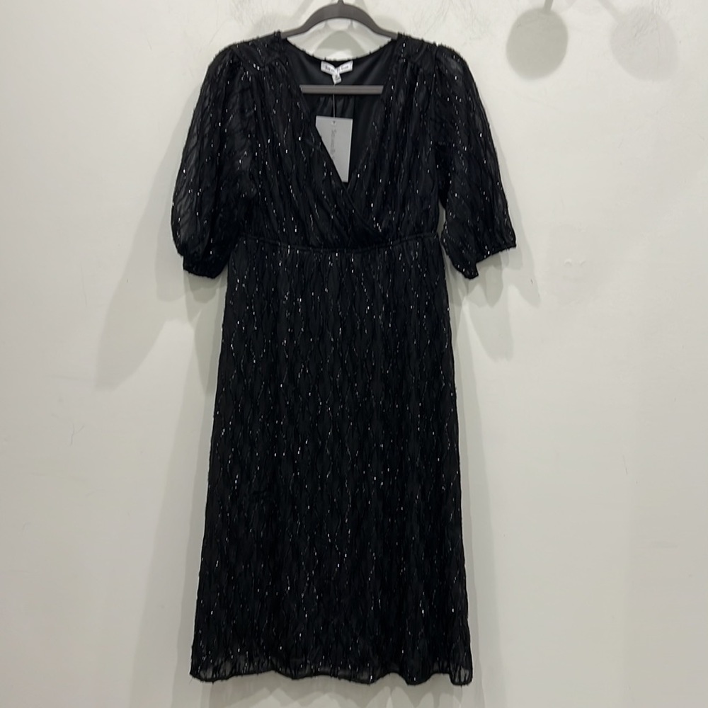 NWT Glitter empire waist midi dress - Picture 2 of 6